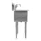 Amgood Stainless Steel Utility Sink. Bowl 15 in. x 15 in. x 13 in. With Faucet SINK 151513 - FAUCET - alternate 3